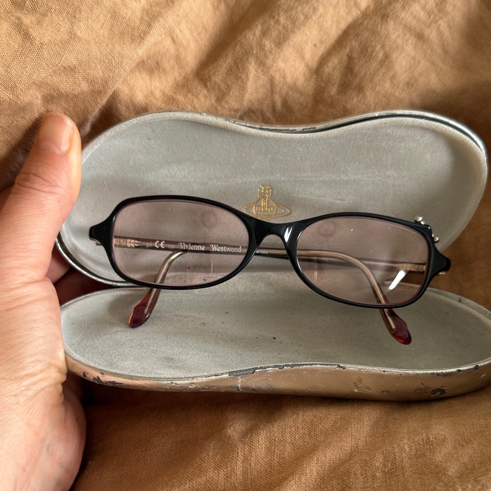 Vivienne Westwood Silver Glasses with piercing
